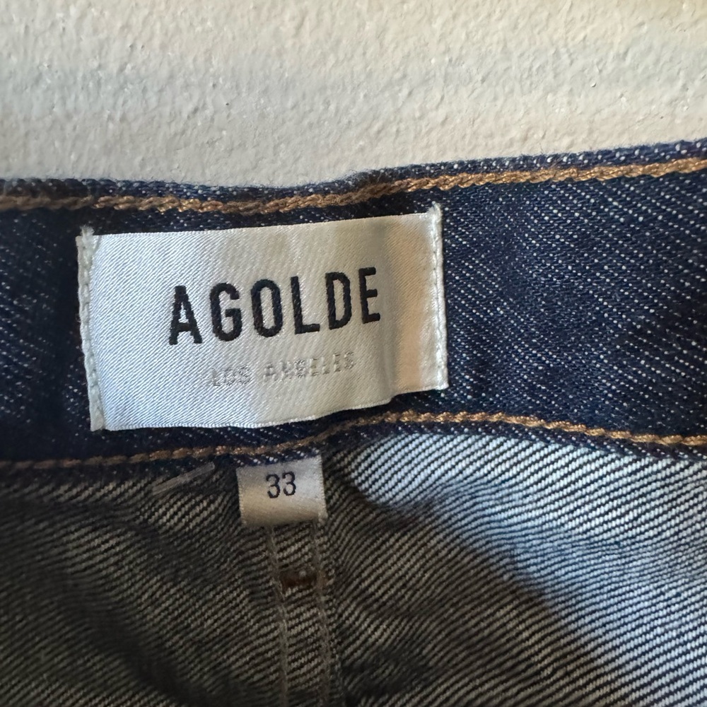 Agolde Blue Risha Short - Picture 3 of 7